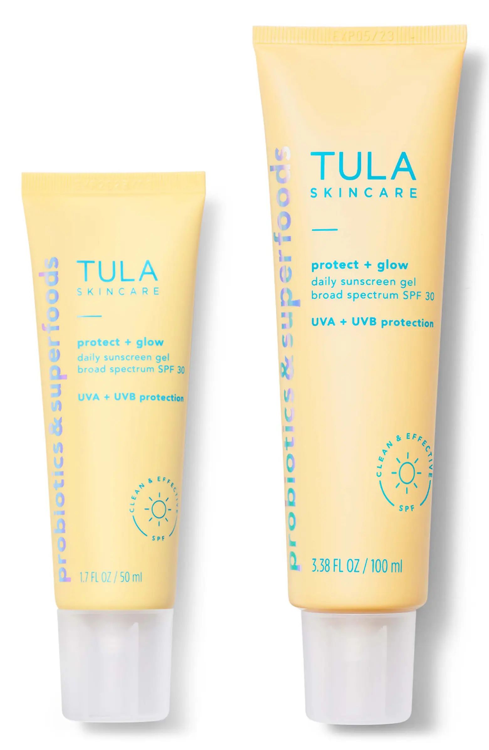 TULA Skincare Protect + Glow Daily Sunscreen Gel Broad Spectrum SPF 30 | Nordstrom | Nordstrom