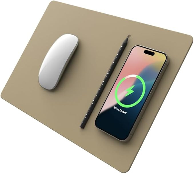 POUT H3 PRO Wireless Charging Mouse Pad – Qi-Enabled Fast Charger with Anti-Slip Base & Smooth ... | Amazon (US)