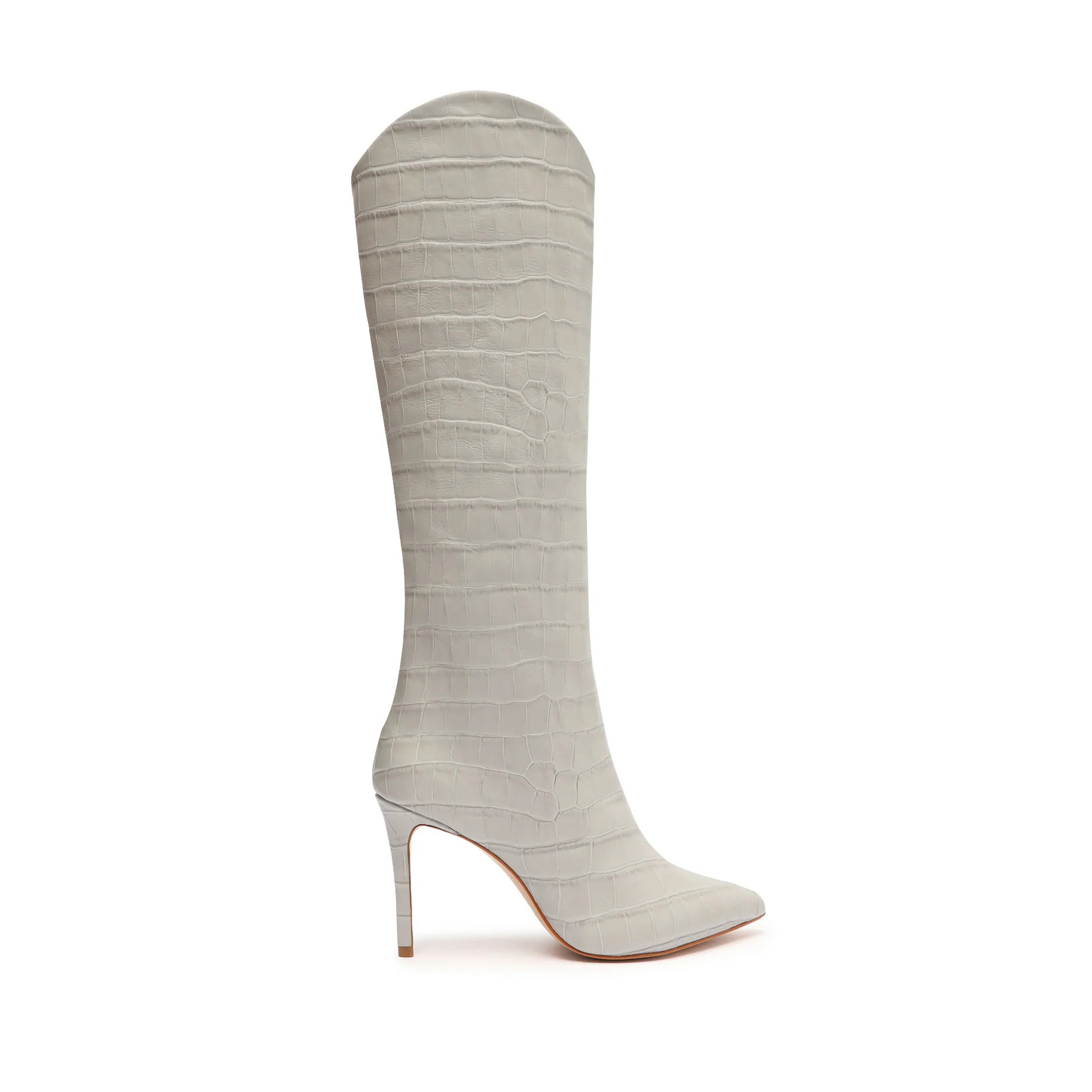 Maryana Crocodile-Embossed Leather Boot | Schutz Shoes (US)