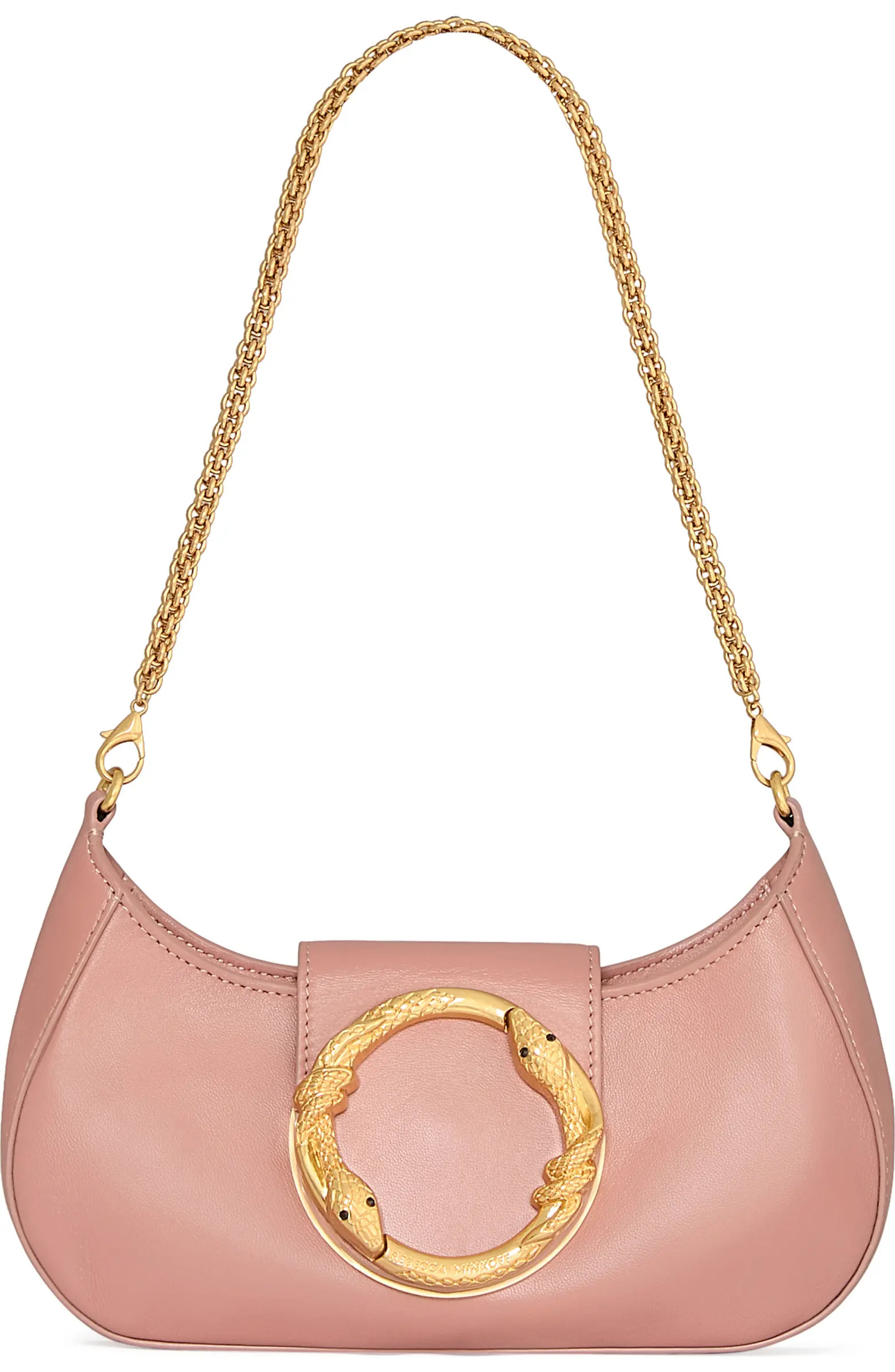 Rebecca Minkoff Snake Ring Leather Shoulder Bag | Nordstrom | Nordstrom