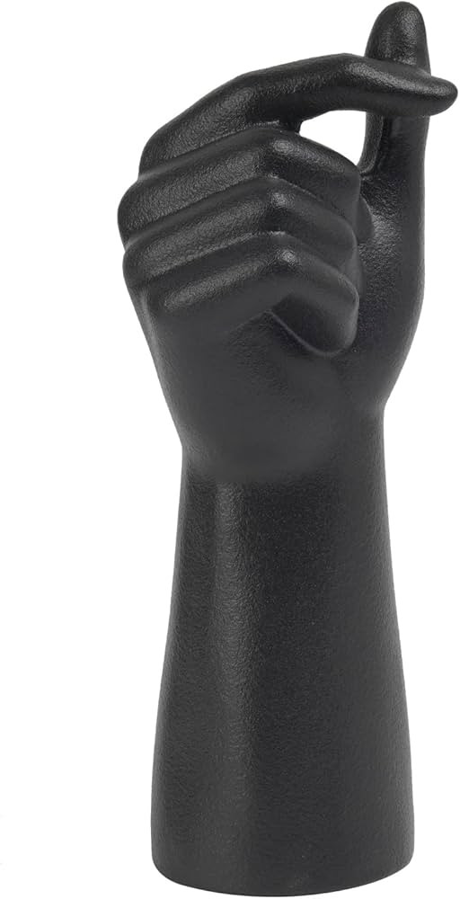 Ceramic Hand Vase Home Decor - Black Hand Bud Flower Vase for Decor,Love Theme Arm Body Shaped Fl... | Amazon (US)