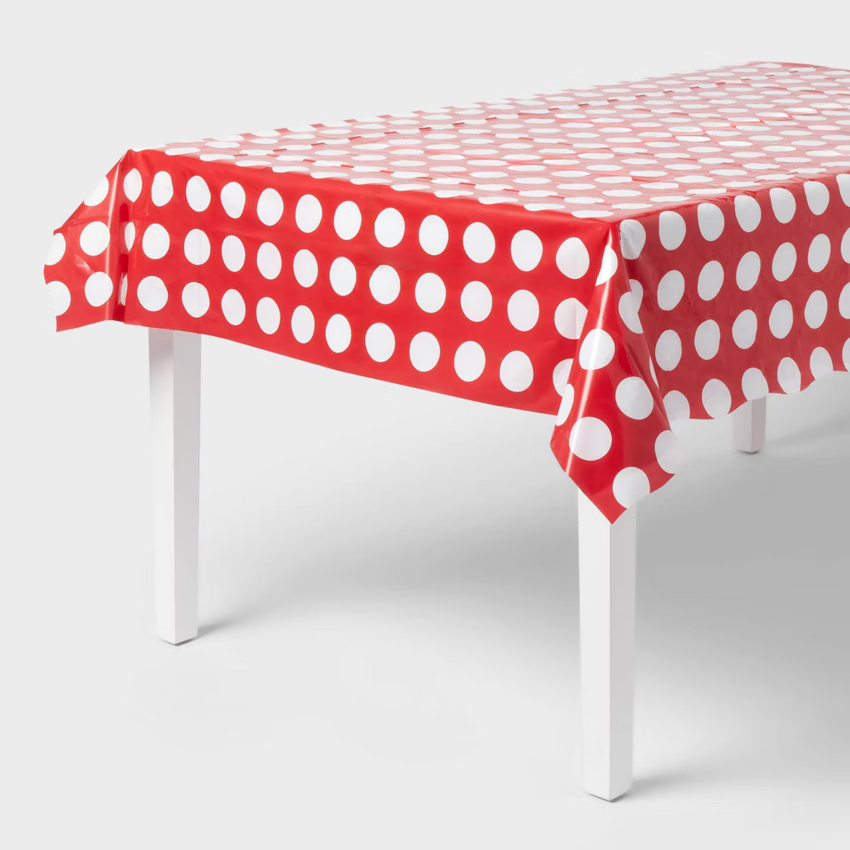 Target Red and White Dot Table Cover - Spritz™ | Target