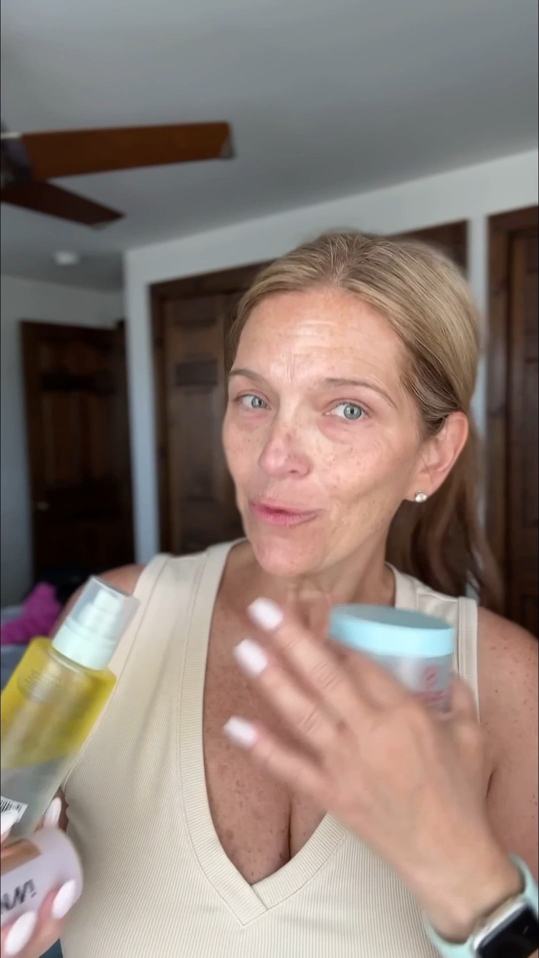 Your complete over 40 skincare routine — every step explained 🤍✨ Cleanser, exfoliant, serum, eye cream, and moisturizer — I’m breaking down exactly what your skin needs after 40 and WHY each step matters. No guessing. No wasted money. Just real results.

#LTKmorningroutine #LTKselfcare #LTKBeauty