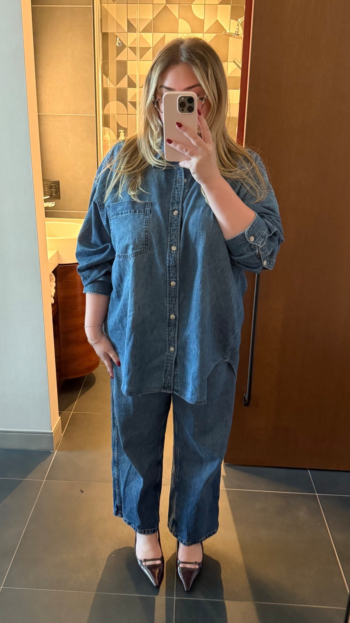 A Canadian tuxedo moment 👖

#LTKMidsize #LTKHome #LTKStyleTip