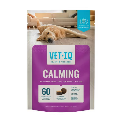 VetIQ Calming Chew Dog Supplements - Smoke - 60ct | Target