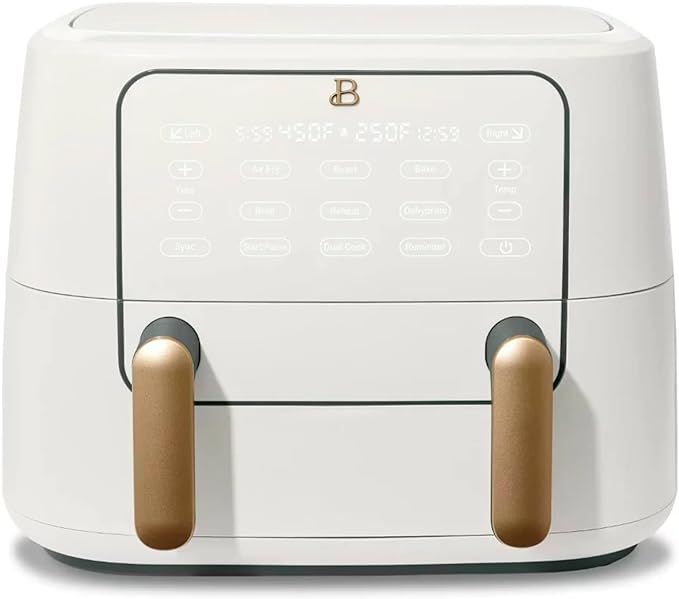 Beautiful 9QT TriZone Air Fryer, by Drew Barrymore (White Icing) | Amazon (US)
