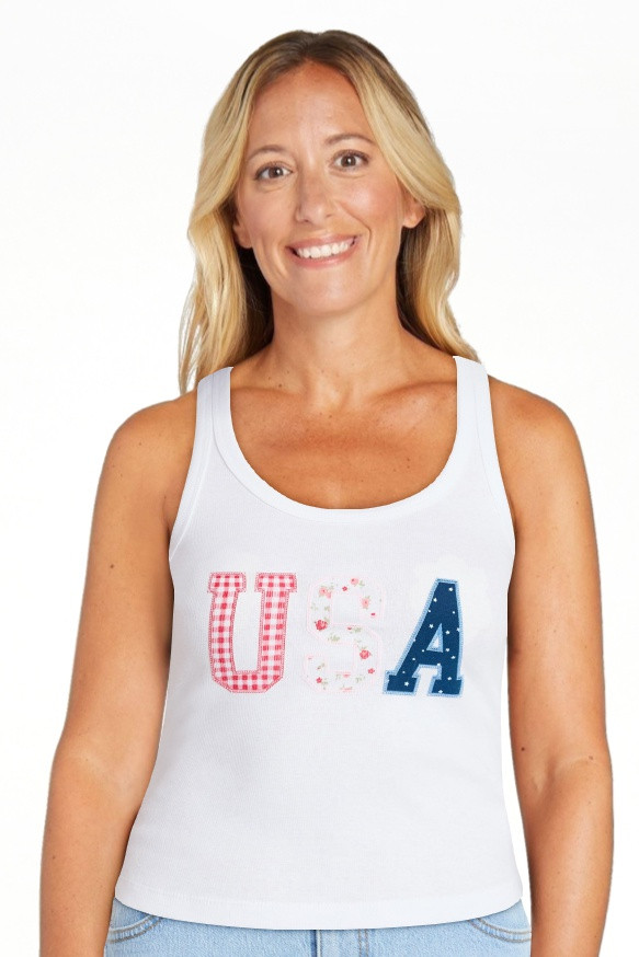 No Boundaries Americana Graphic Tank Top, Women's XXS-XXL | Walmart (US)