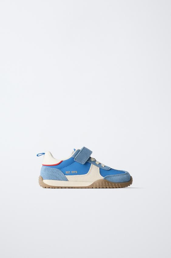 SPLIT LEATHER SNEAKERS | Zara US
