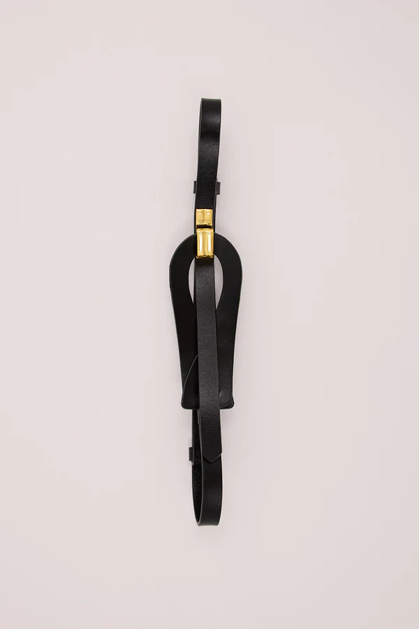 NOAH THE LABEL BLACK LOOP STREET STYLE BELT | DISSH