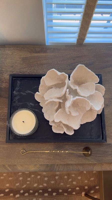 Simple console styling, marble tray, candle snuffer, home decor 

#LTKstyletip #LTKfindsunder50 #LTKhome