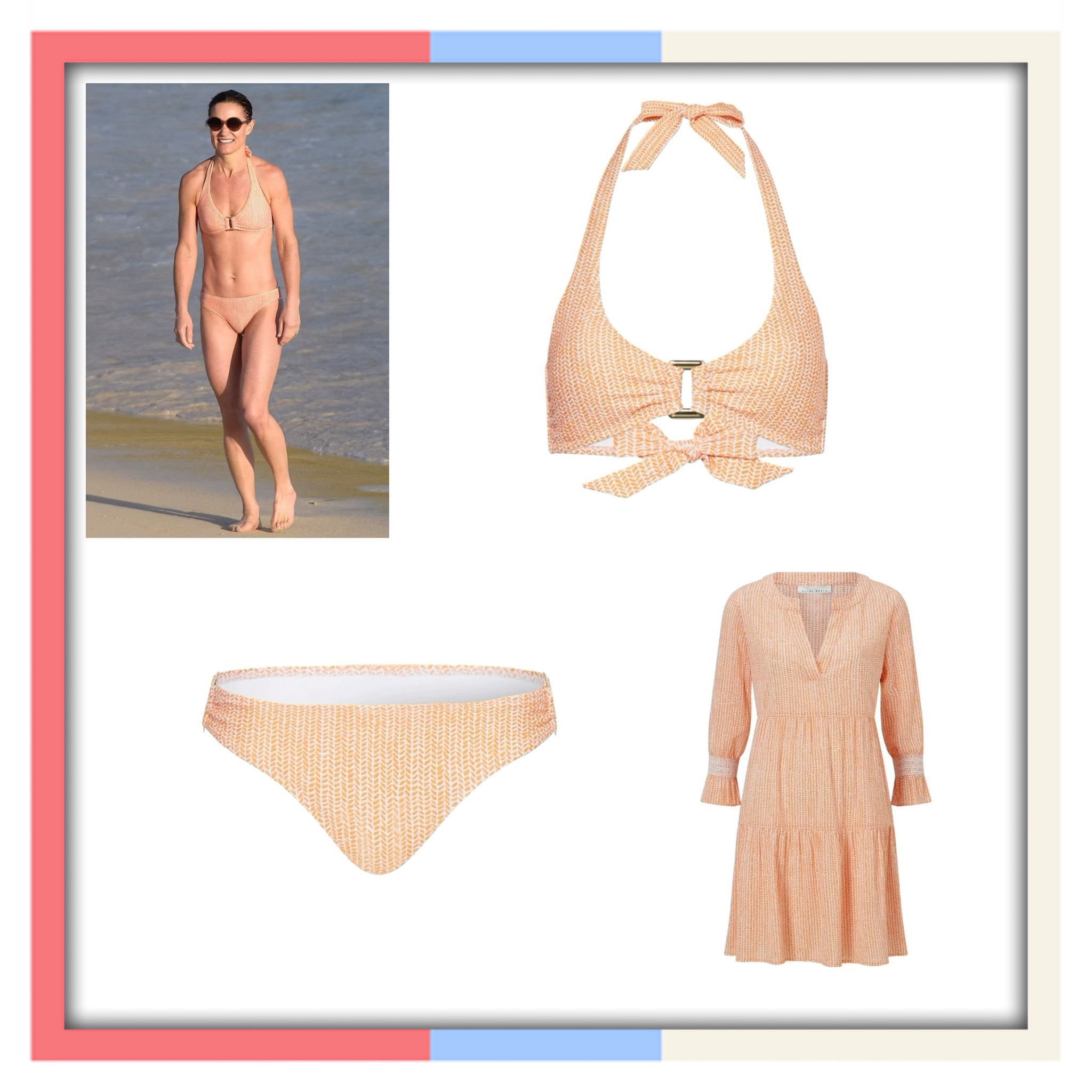 Pippa Middleton Heidi Klein bikini and tunicc