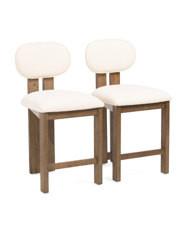 Set Of 2 17x38 Mira Counter Stools | TJ Maxx