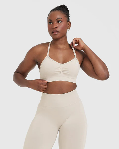 Effortless Strappy Bralette 
 Sand | Oner Active (UK / US)