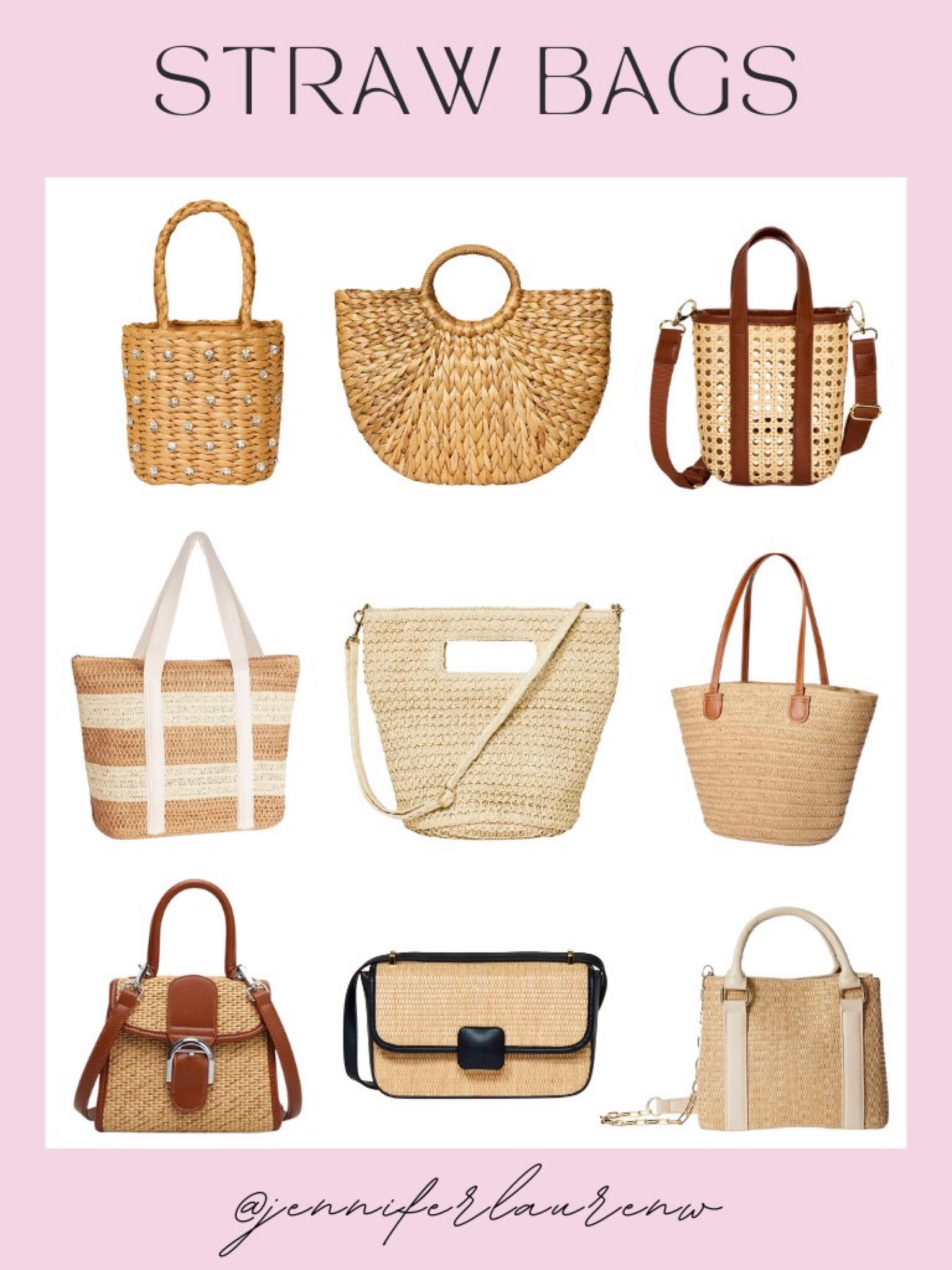 Accessorize your summer outfits with these trendy straw bags! 

#StrawBags #SummerStyle #BeachReady #FashionTrend #VacationVibes #Accessorize #SummerEssentials

#LTKtravel #LTKstyletip