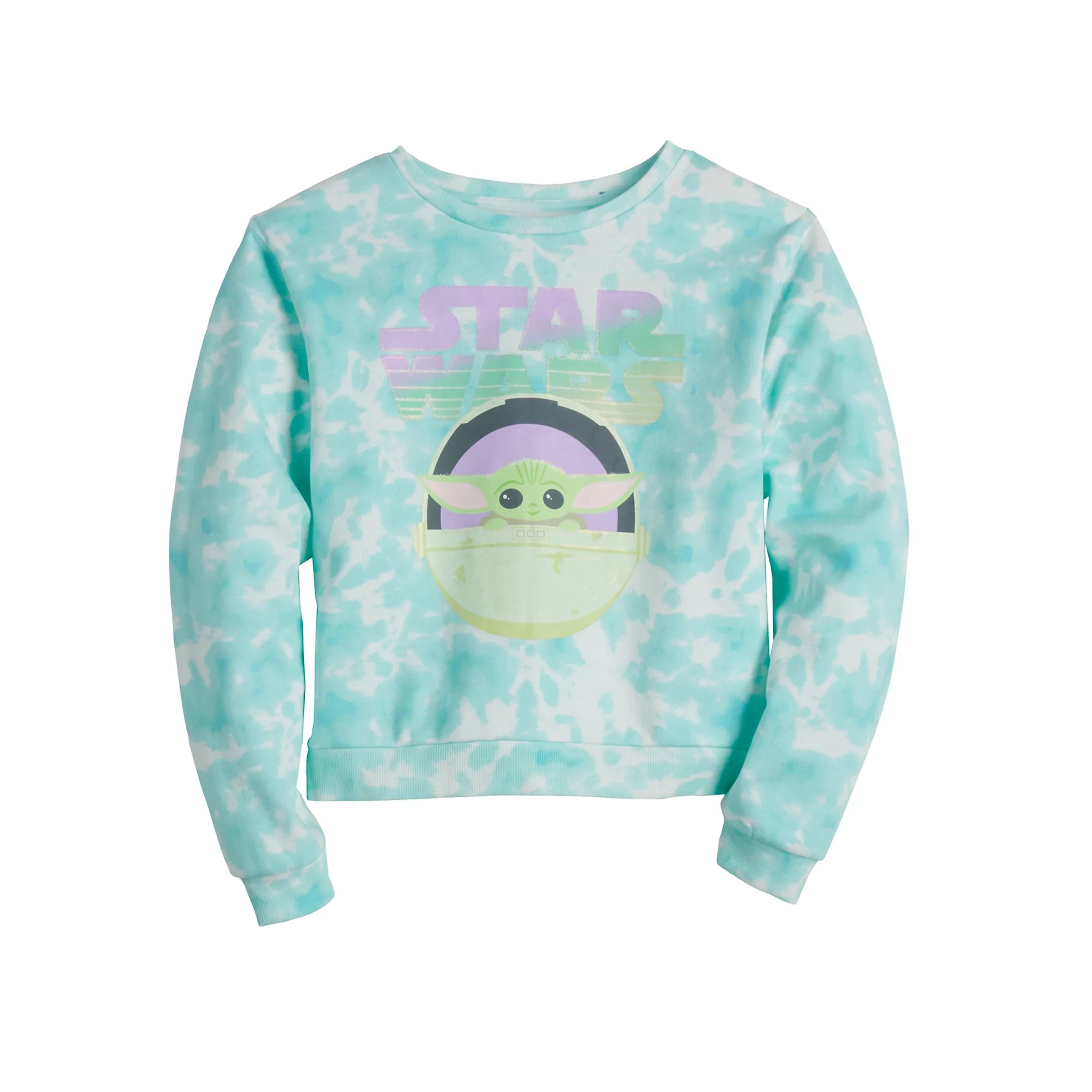 Girls 7-16 Star Wars The Mandalorian The Child aka Baby Yoda Tie Dye Graphic Sweatshirt in Regula... | Kohl's