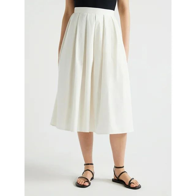 Scoop Women's Pleated Skirt, Sizes XS-XXL | Walmart (US)