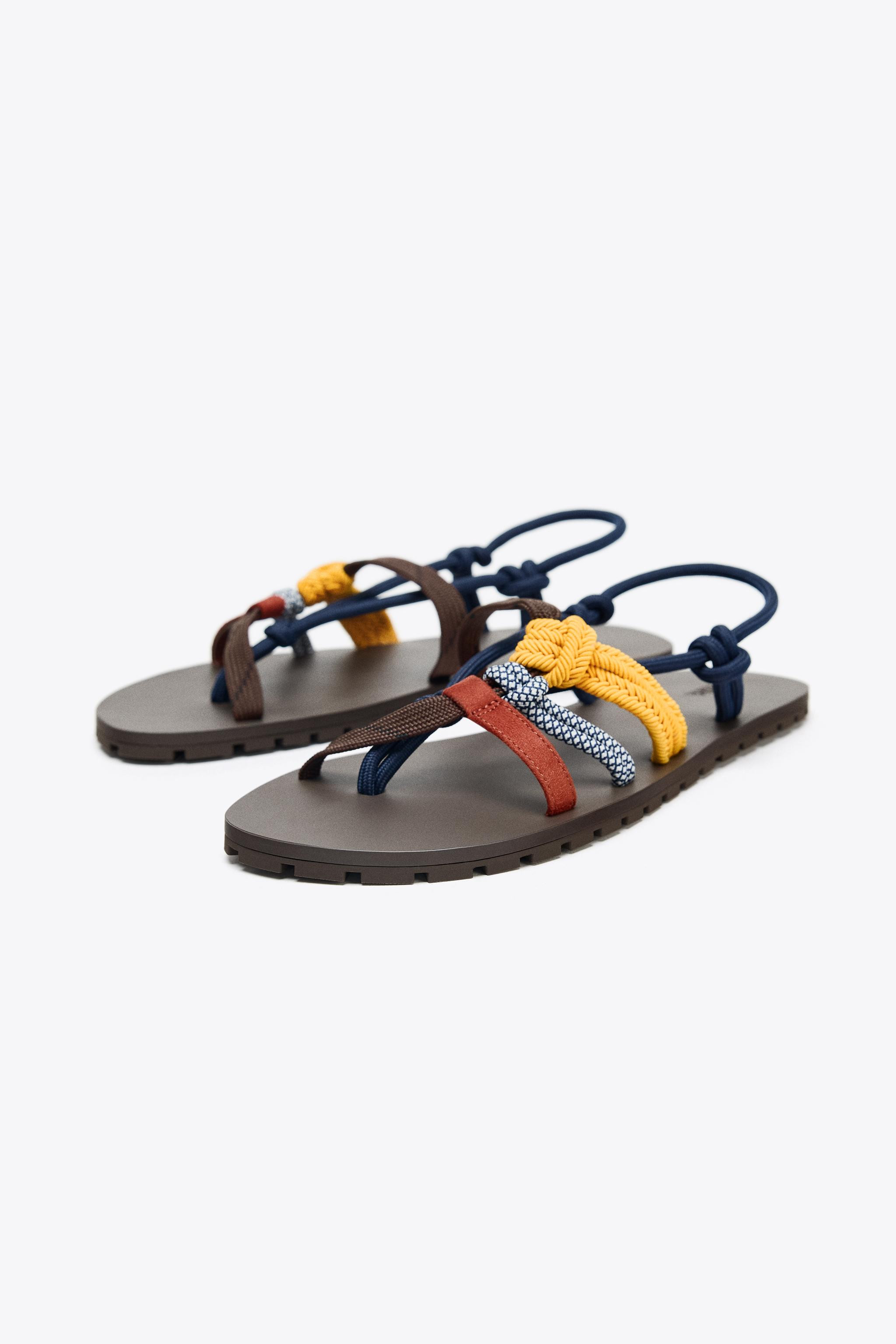 COLOR STRAP SANDALS | Zara US