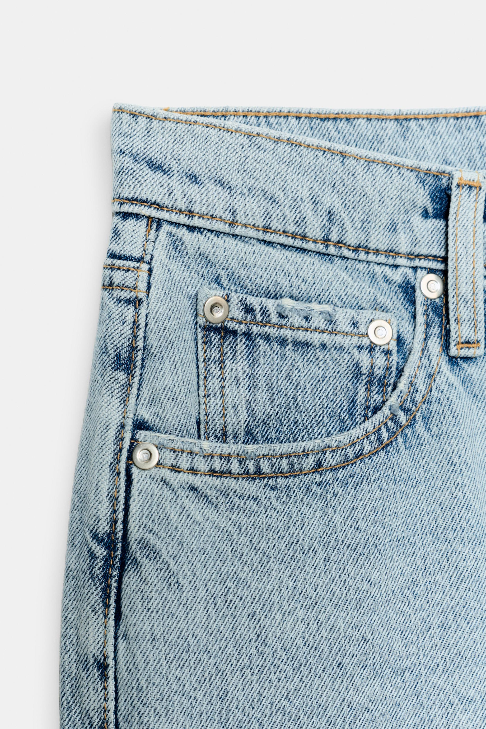 ZW COLLECTION LOW-RISE WIDE-LEG JEANS | Zara UK