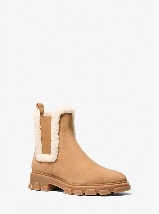 Ridley Suede and Faux Shearling Boot | Michael Kors US