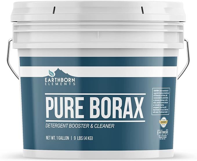Earthborn Elements Borax Powder (1 Gallon), Multipurpose Cleaner & Detergent Booster, Resealable ... | Amazon (US)