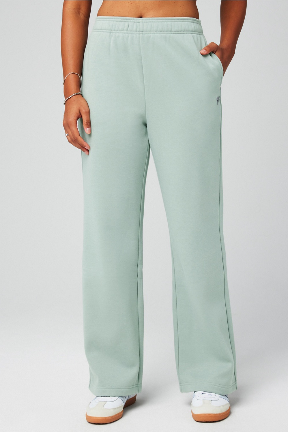 Cozy Fleece Wide Leg Sweatpant | Fabletics