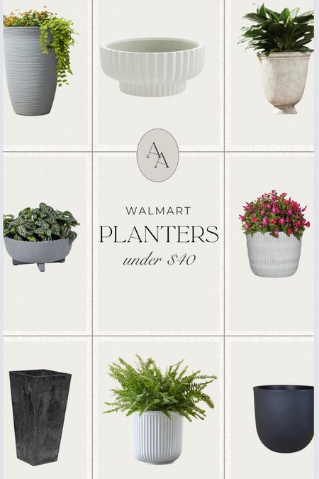 @walmart planters all under $40- the prettiest planters at a great price! Any would look amazing! #walmartpartner #walmarthome 

#LTKHome #LTKStyleTip #LTKFindsUnder50