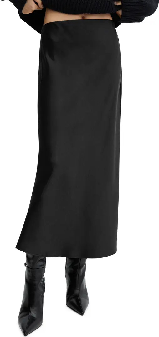 Satin Midi Skirt | Nordstrom