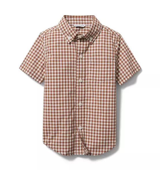 Gingham Poplin Shirt | Janie and Jack