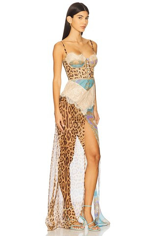 Dolce Maxi Dress in Turquoise Baroque | Revolve Clothing (Global)