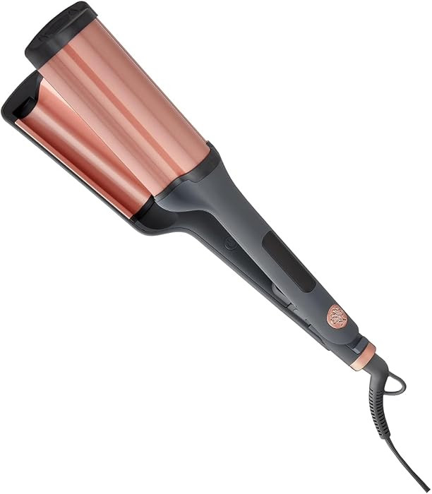 Hairitage 3 Barrel Curling Iron for Beach Waves and Curls - Ceramic Tourmaline Crimping Iron - Ha... | Amazon (US)