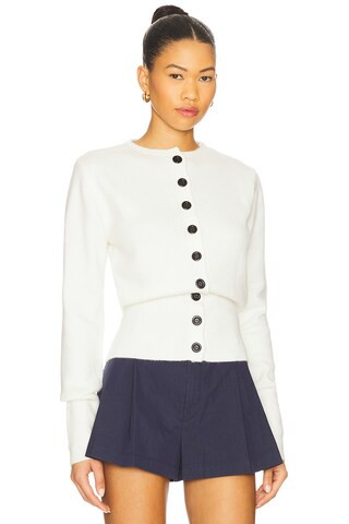 ALL THE WAYS Brittany Button Up Sweater in Ivory from Revolve.com | Revolve Clothing (Global)