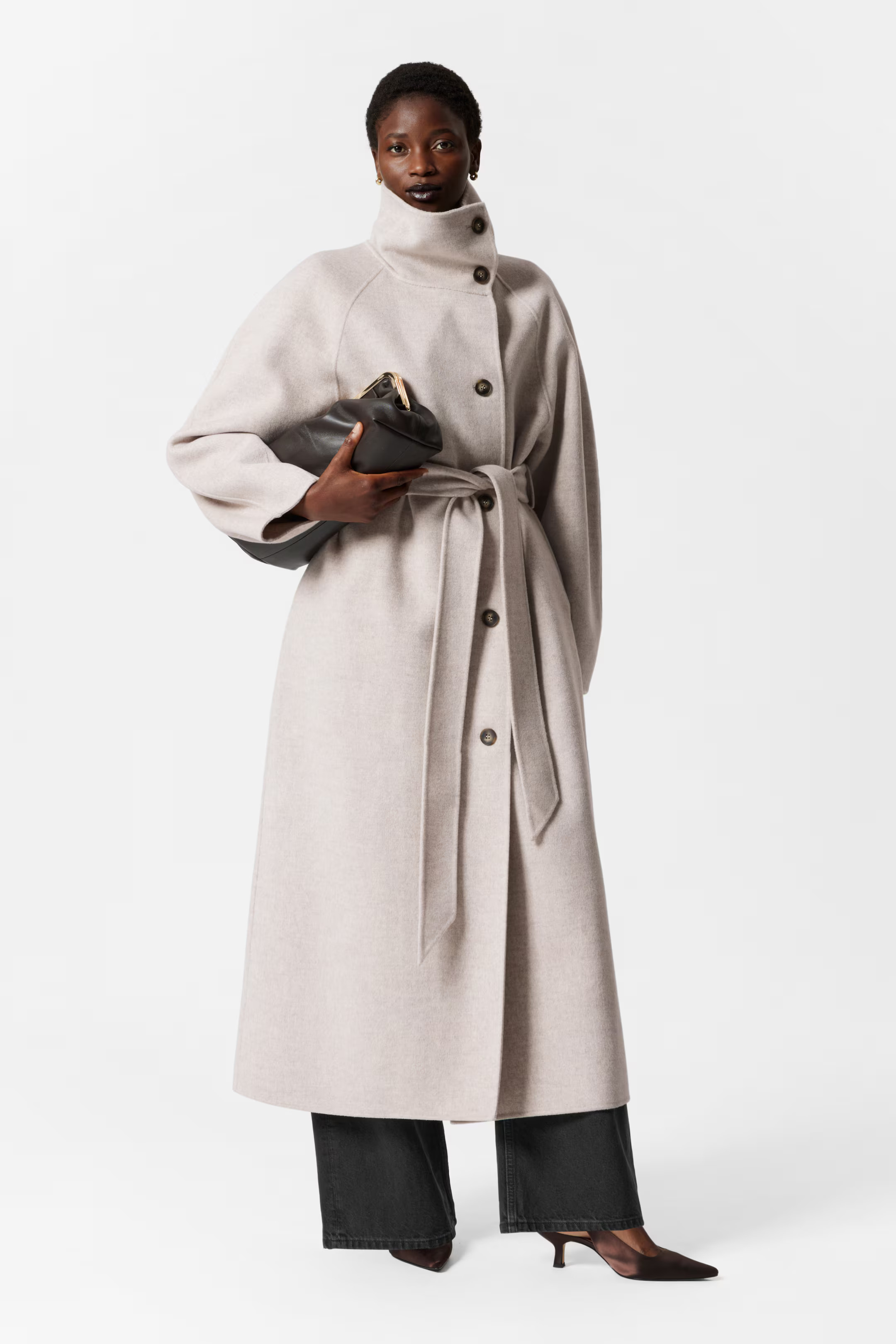 Wollmantel mit Tunnelkragen | H&M (DE, AT, CH, NL, FI)