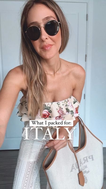 What I packed for Italy : swimwear edition. Everything runs tts. Wearing a size small on all pieces.
Gorgeous linen pants cover up and linen duster cover up 
Feminine and chic swimsuits


#LTKTravel #LTKStyleTip #LTKSwim