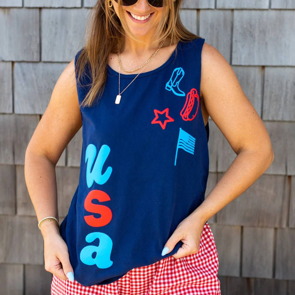 PUFF ‘USA Dopamine Doodles’ Tank Top | United Monograms
