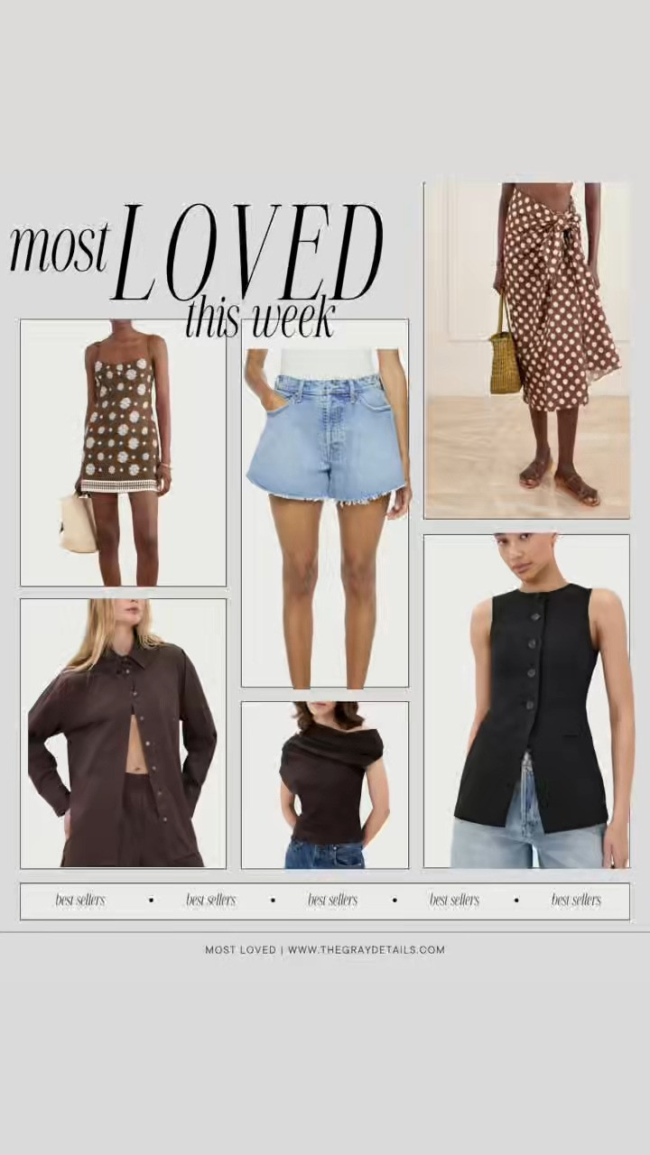 Sharing the most loved favorites of the week! From chic blouses, to comfy shorts, stylish coverups, classic summer dresses, and more!  

 #LTKgrwm #LTKootd #LTKSeasonal