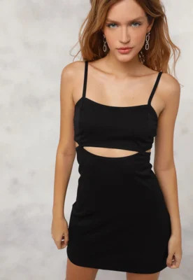 Vestido Forever 21 Curto Cut Out Preto | Dafiti (BR)