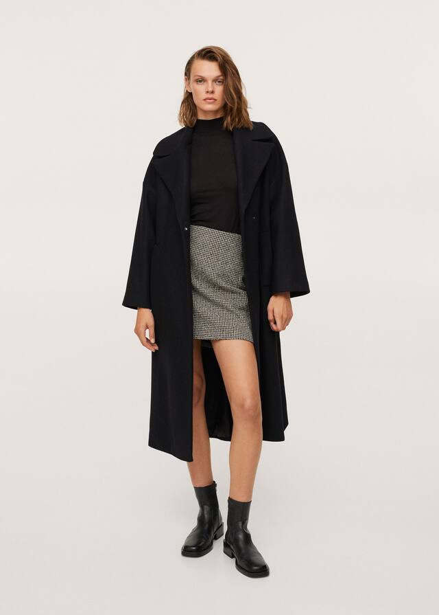 Houndstooth miniskirt | MANGO (US)