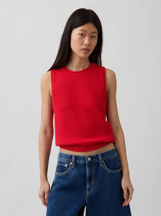 100% Cotton Sweater Vest | Gap (CA)