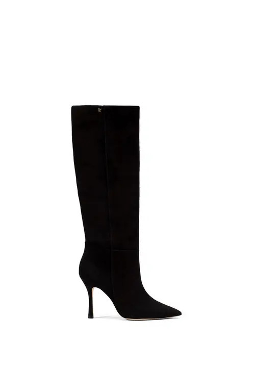 Larroudé Kate Boot in Black Stamped Leather at Nordstrom, Size 5.5 | Nordstrom