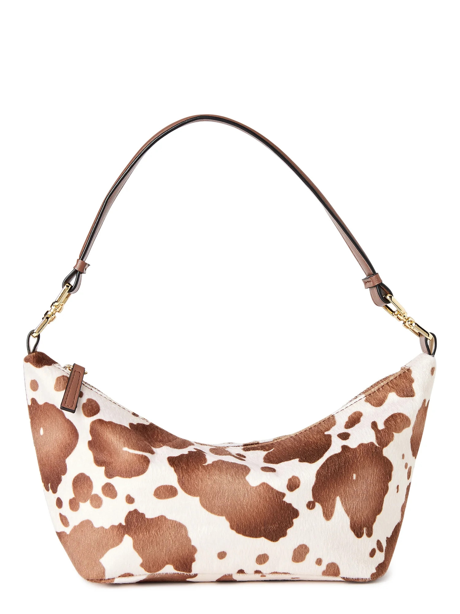 No Boundaries Women's Tulip Hobo Bag Brown | Walmart (US)