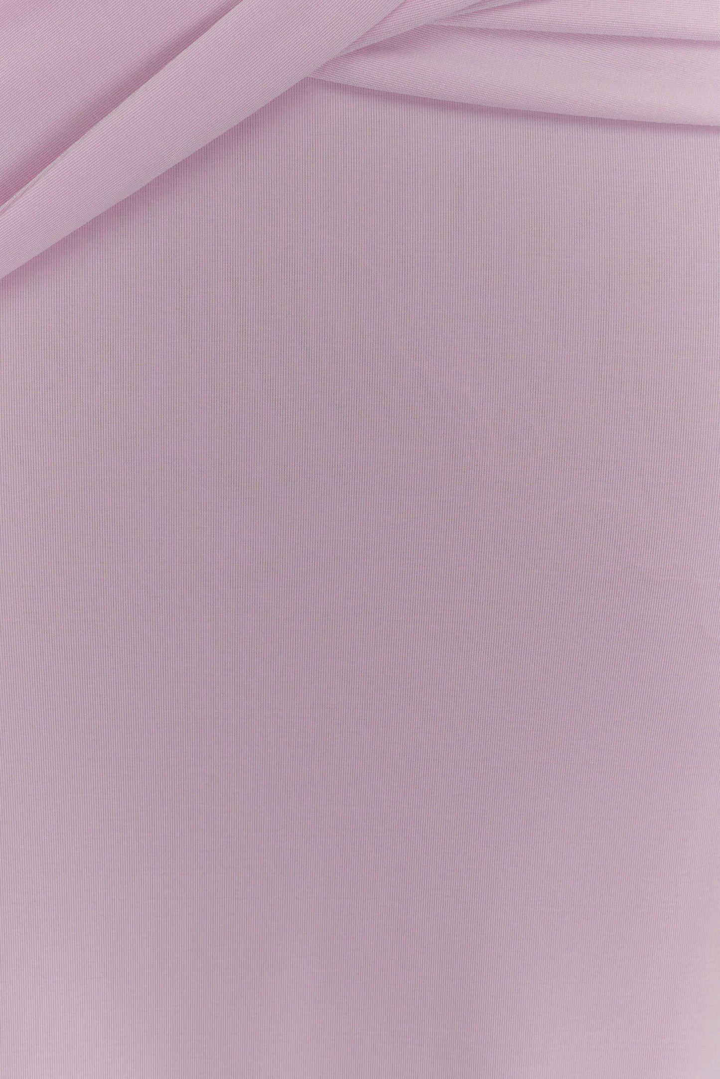 Slinky Drape Maxi Dress - Baby Pink | MESHKI US