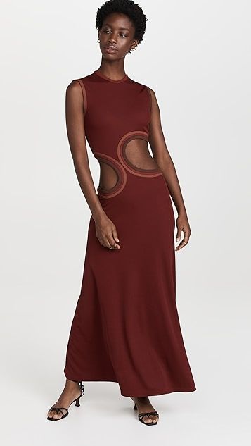 Multi Paisley Cut Torso Dress | Shopbop