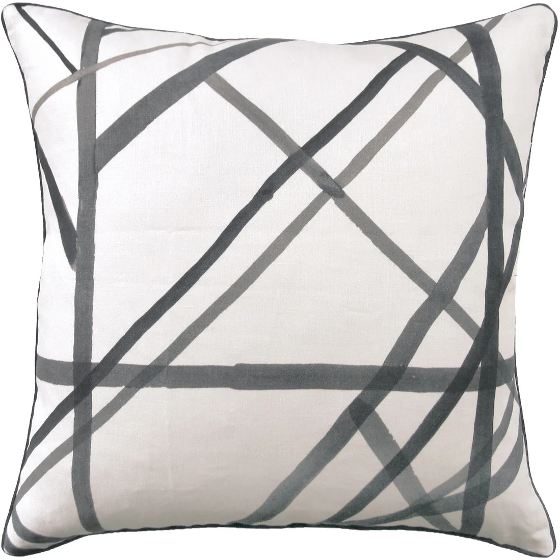 Channels Pillow, Ebony, Pair
 – Paloma and Co. | Paloma & Co.