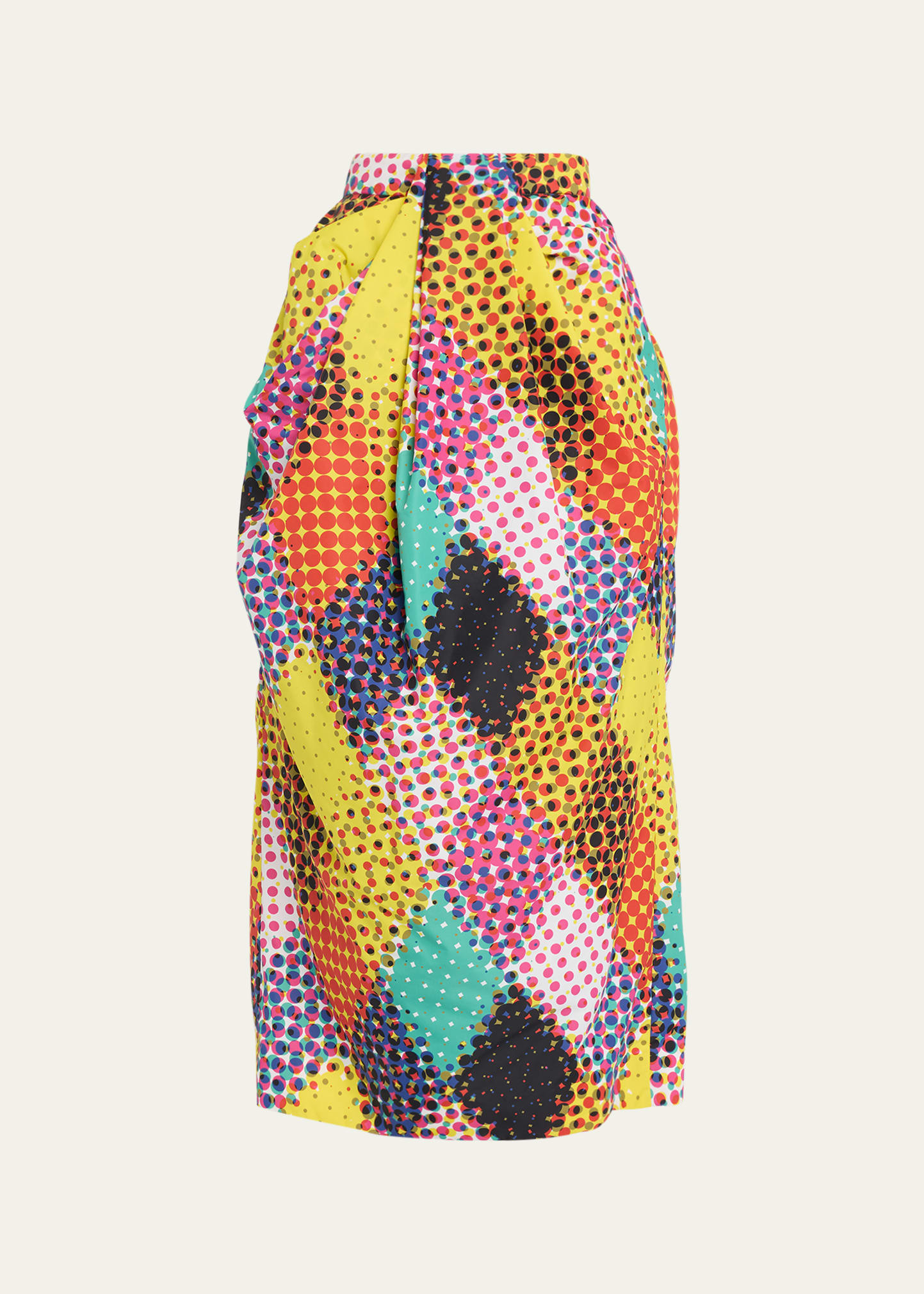 Harlequin Halftone Pleated Waist Strawberry Skirt | Bergdorf Goodman