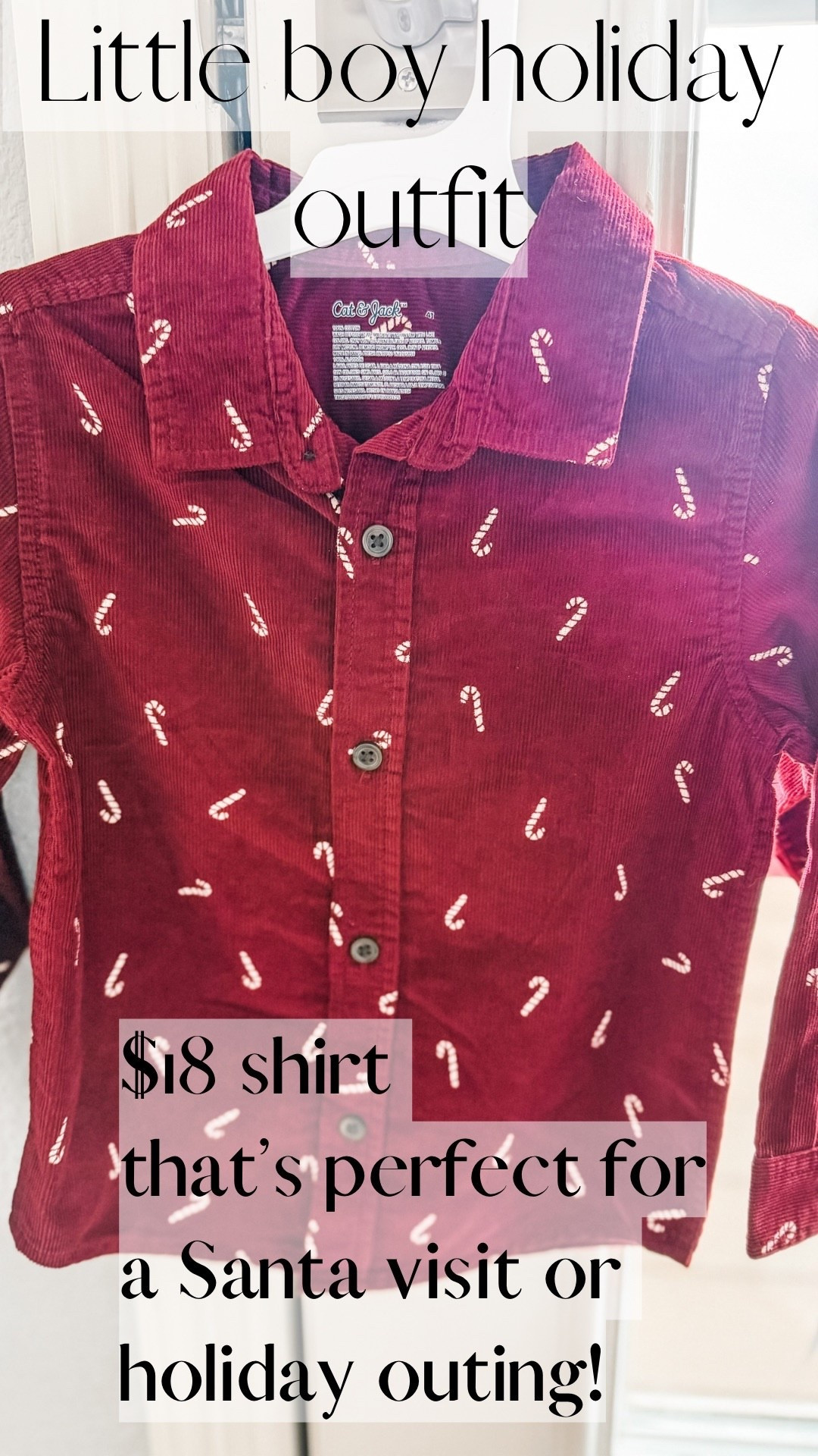 Festive little boy shirt for the holidays! Corduroy fabric and I love the candy cane pattern!

Holiday kids, Santa visit, kids outfit, boy outfit, Santa outfit, kids clothes, Christmas outfit 

#LTKHoliday #LTKKids #LTKmomlife