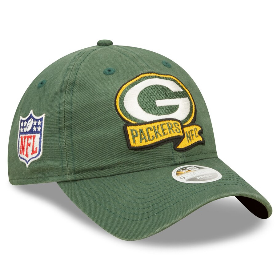 Green Bay Packers New Era Women's 2022 Sideline Adjustable 9TWENTY Hat - Green | Fanatics