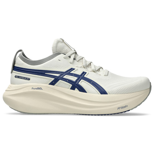 ASICS Mens ASICS® GEL-Nimbus 27 ATC - Mens Running Shoes Birch/Indigo Blue Size 11.5 | Champs Sports