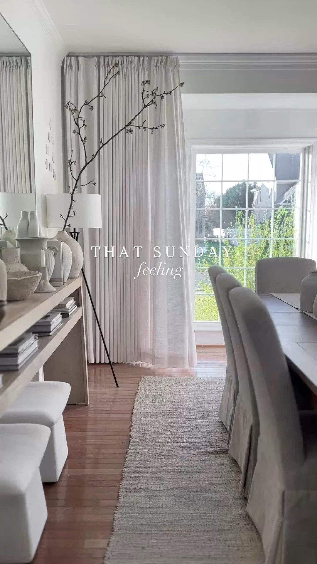 That calm Sunday moment in the dining room 🤍 soft neutrals and simple touches make it feel like the perfect space to slow down.

#LTKStyleTip #LTKSeasonal #LTKHome