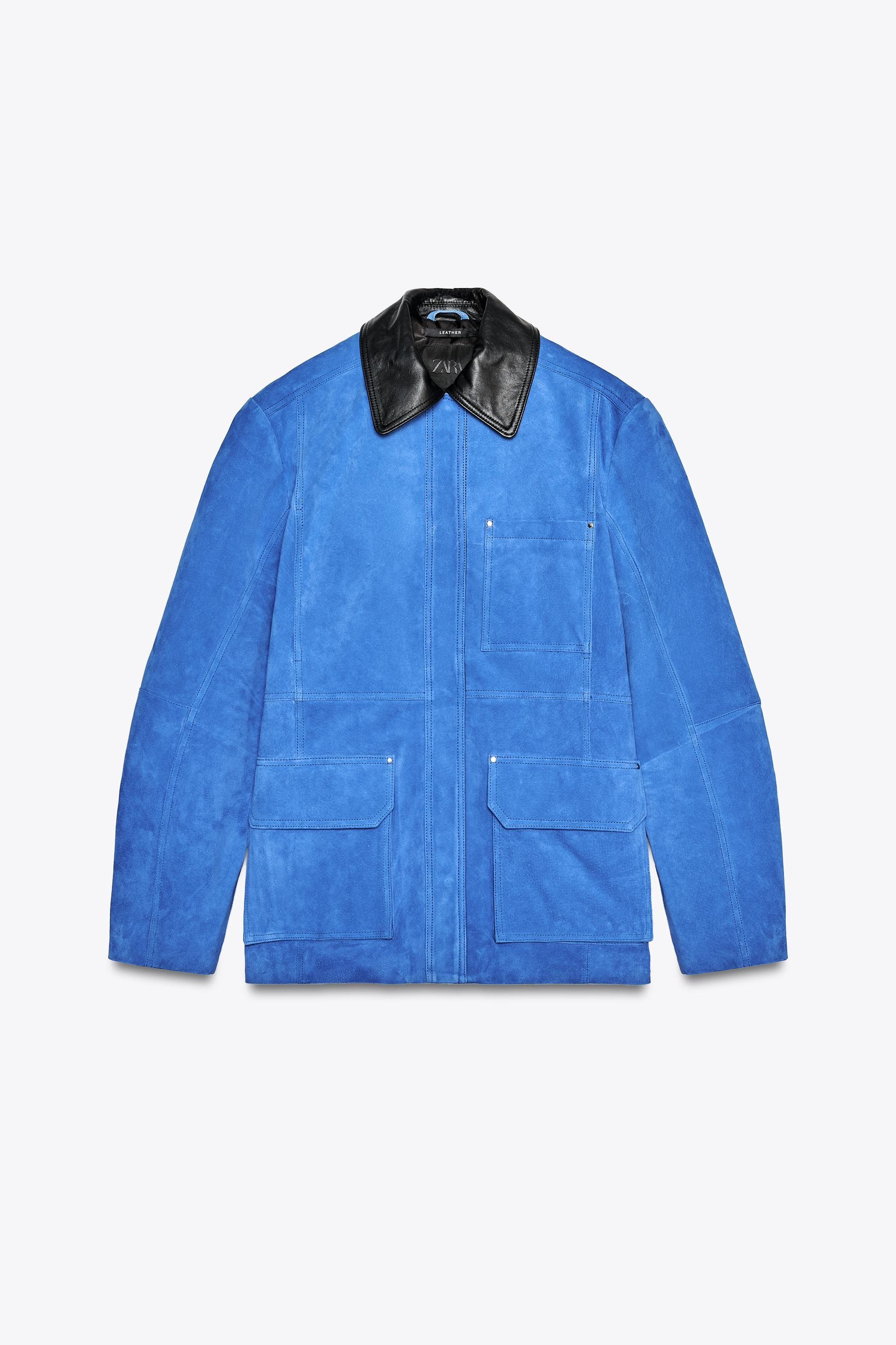 OVERSIZED SUEDE COMBINATION JACKET | Zara US