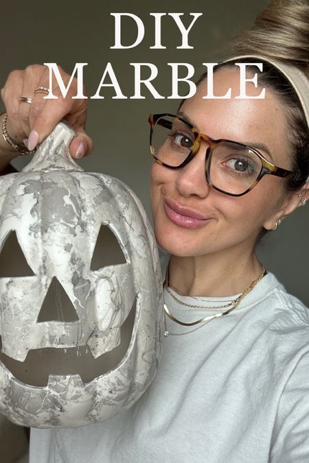 DIY hydro dip marbling on pumpkins! Or really any items you want! Such a fun Halloween/fall craft for you and the kids!! 

#LTKhome #LTKfamily #LTKSeasonal